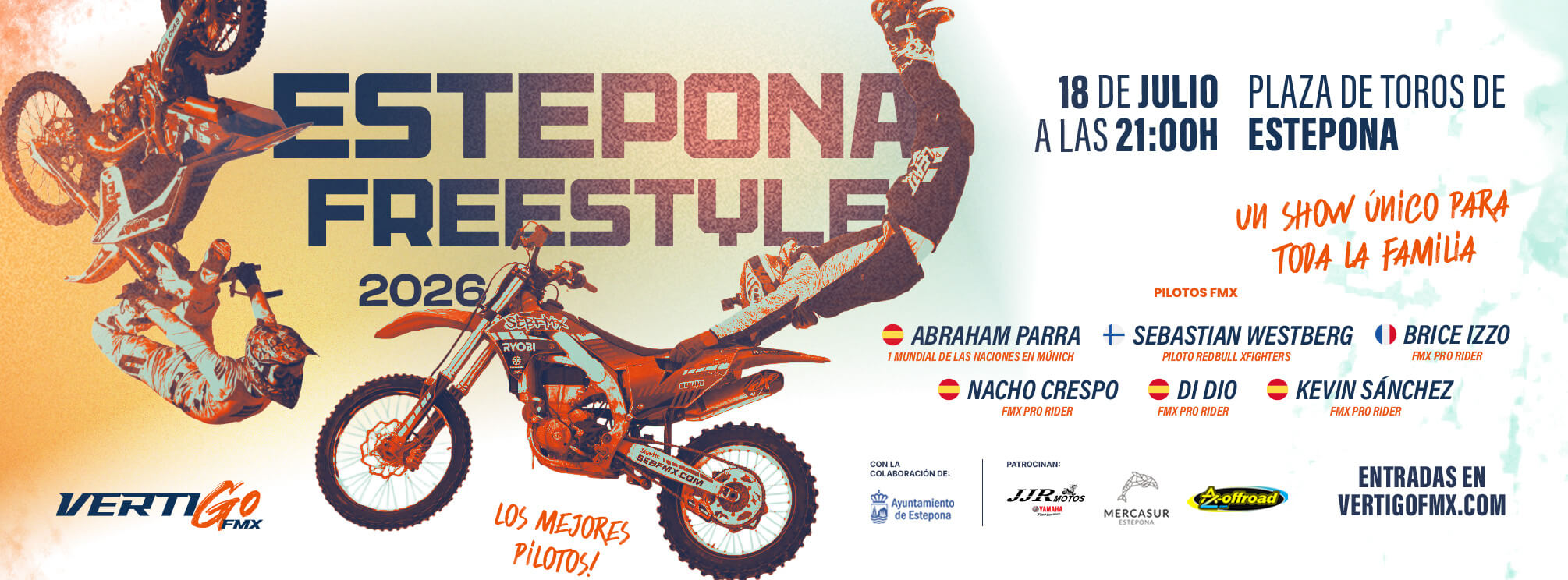 Estepona Freestyle FMX motorcycle stunt show on the Costa del Sol