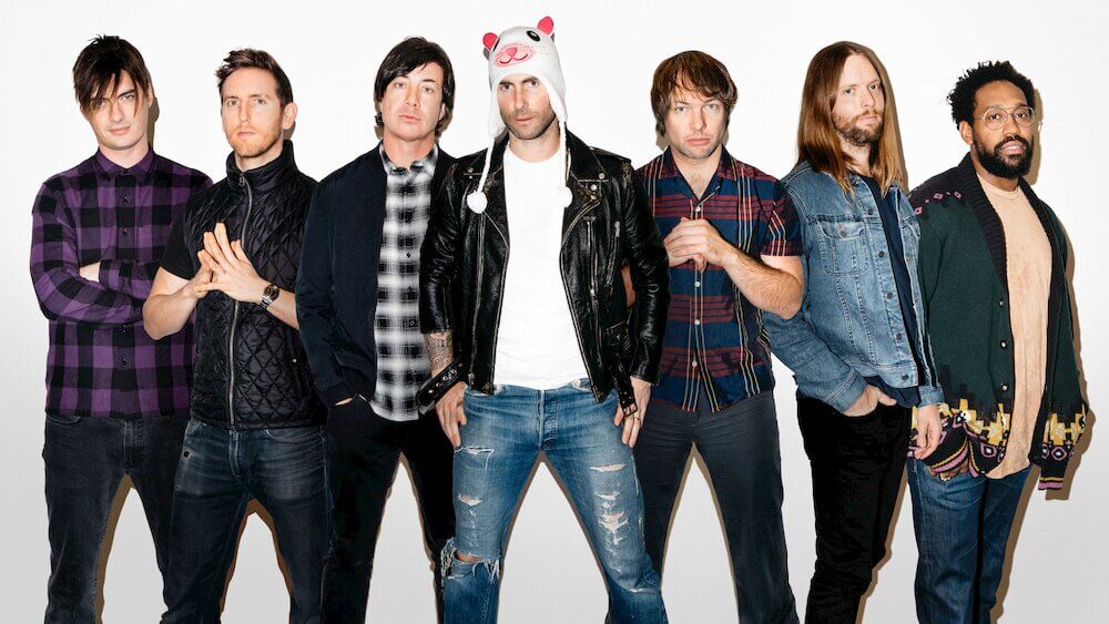 Maroon 5 live concert performance in Marbella on the Costa del Sol