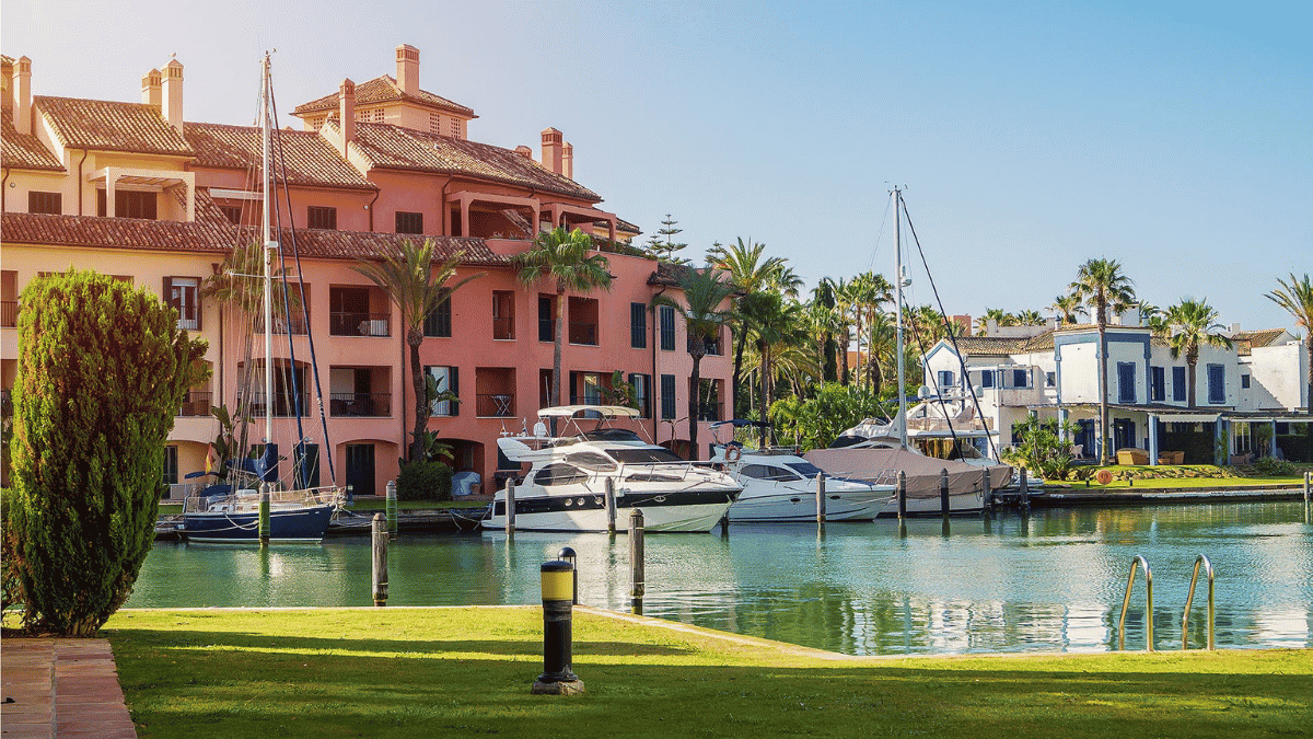 Yachts in Sotogrande Marina on the Costa del Sol