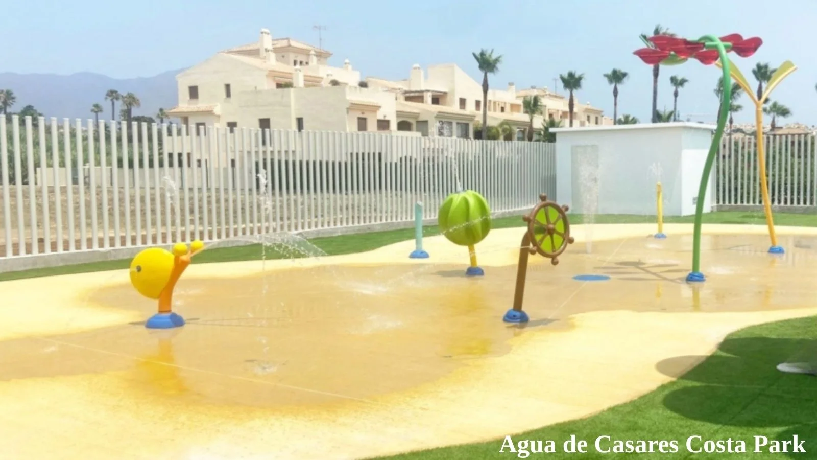 Agua de Casares Costa splash park for children
