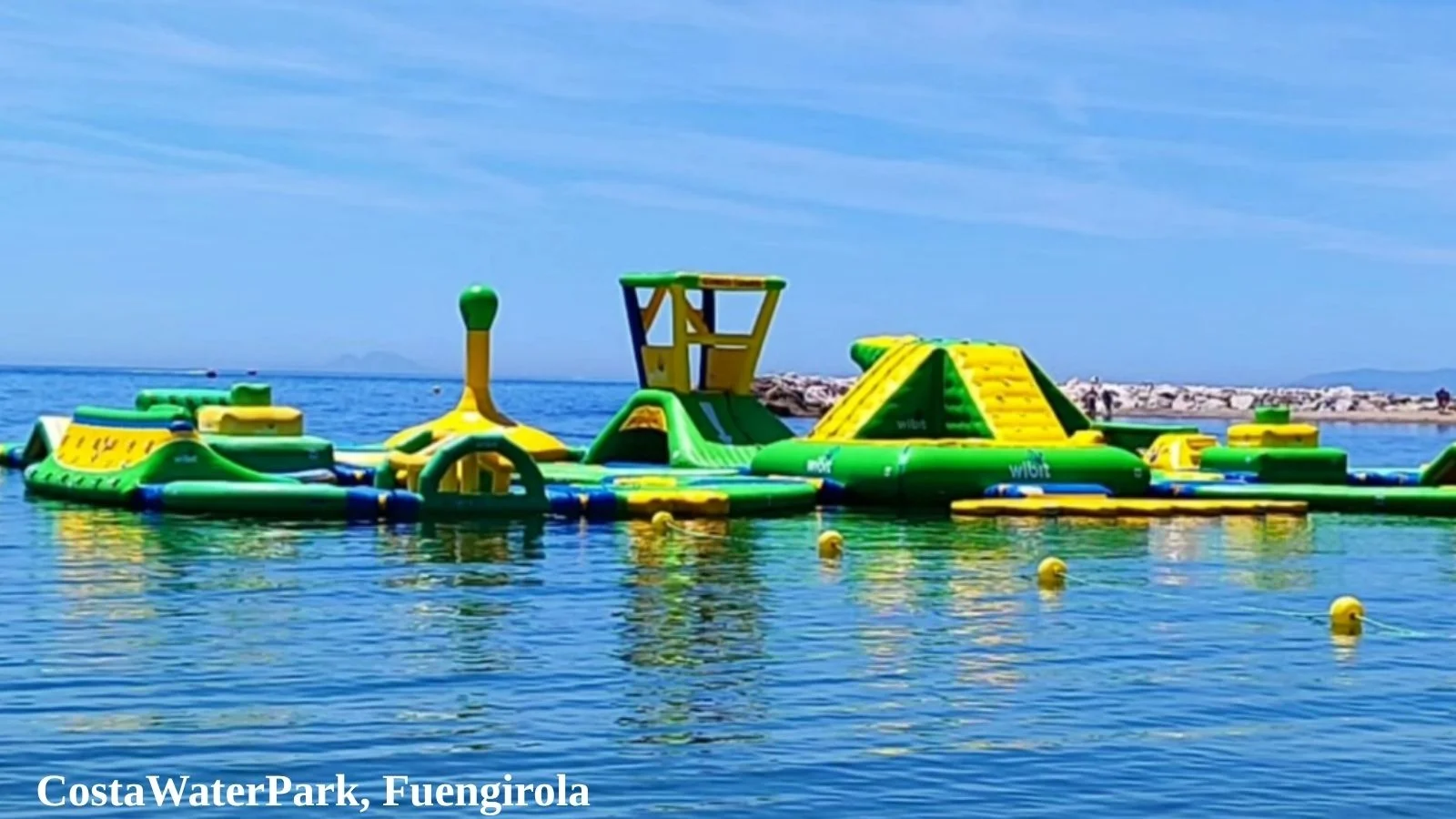 CostaWaterPark floating water park on the Costa del Sol