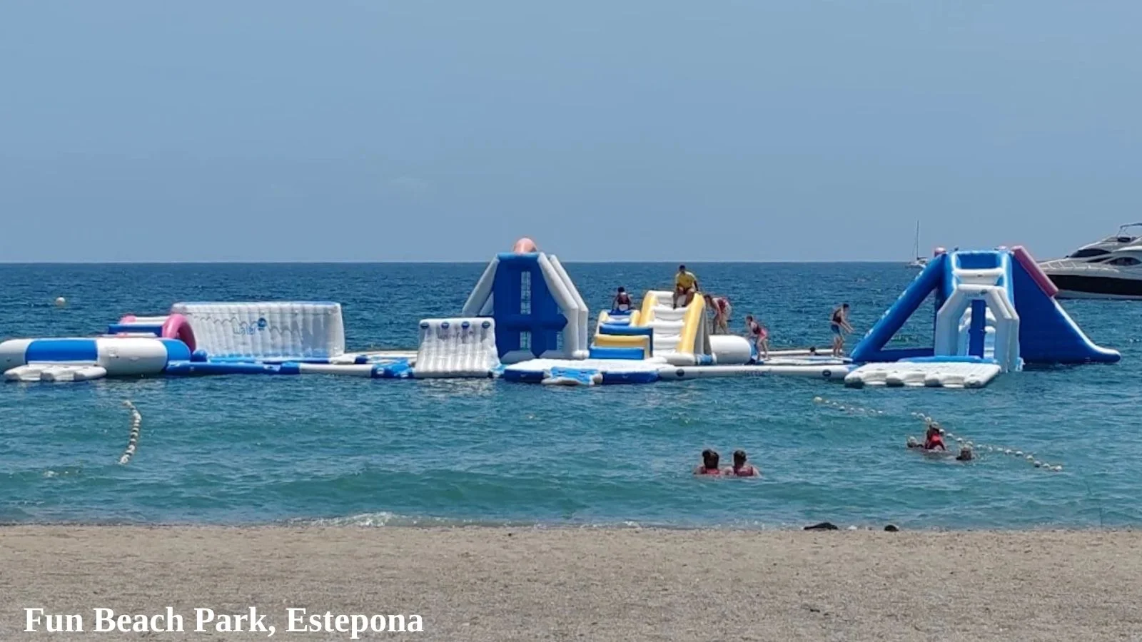 Fun Beach Park floating water park in Estepona