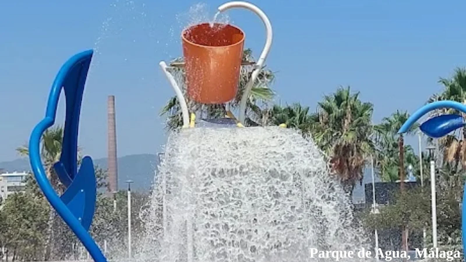 Parque de Agua splash park in Málaga