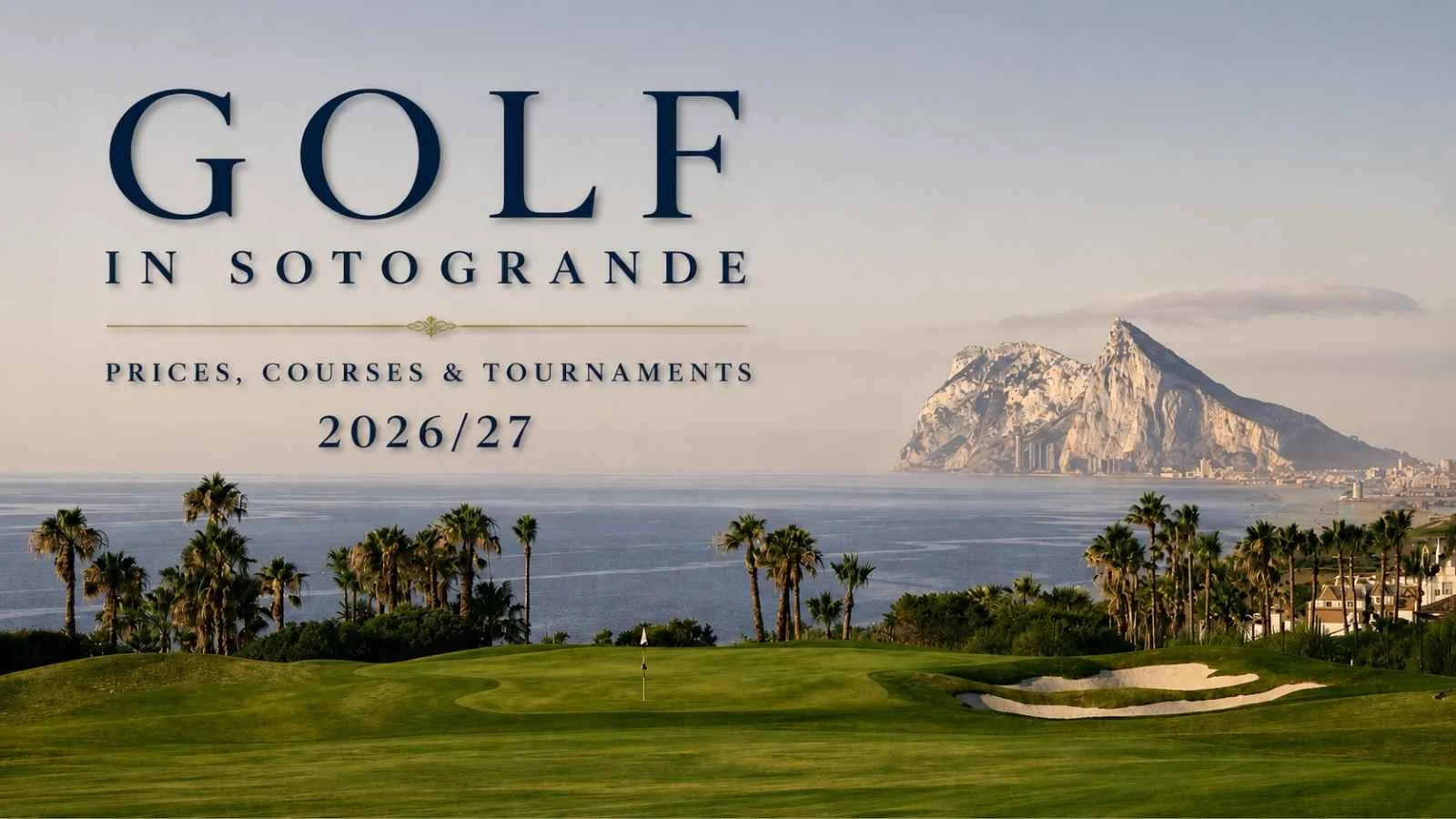 Golf w Sotogrande 2026/27: Ceny, Pola i Turnieje