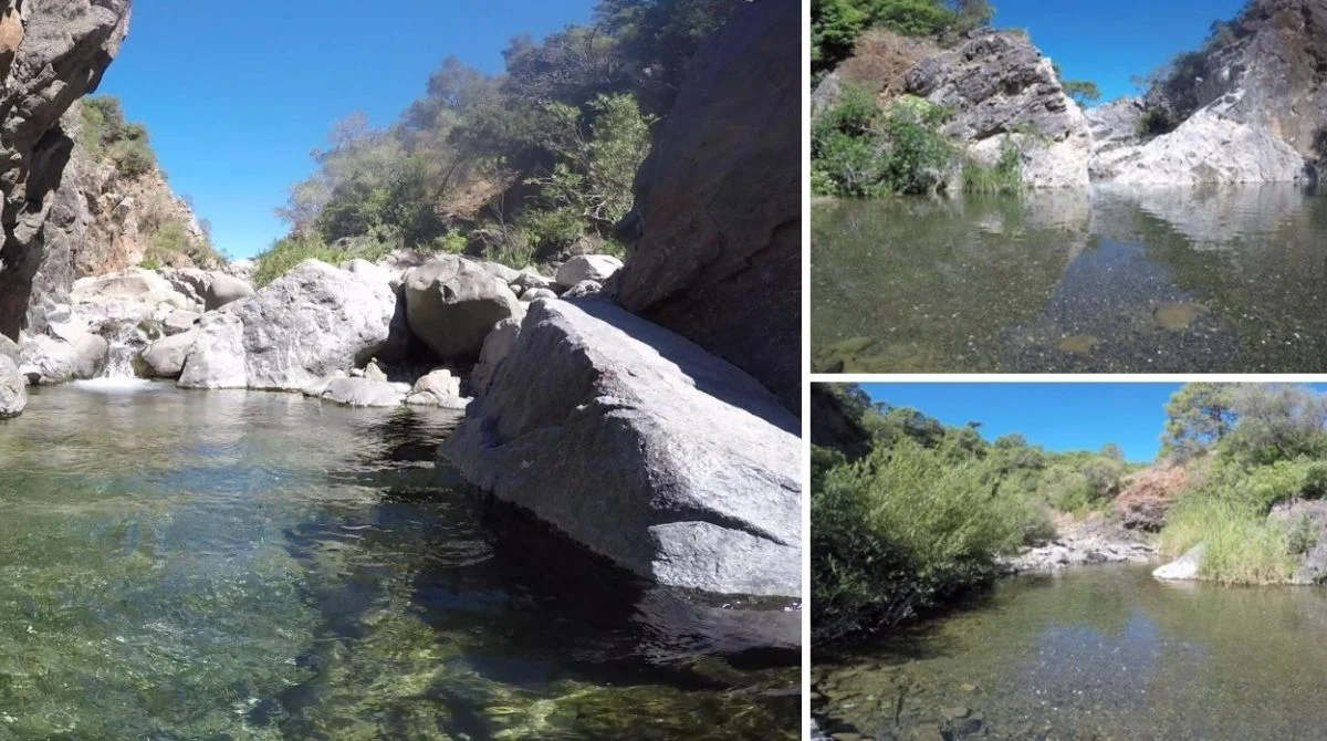 Natural swimming pool at Charca de las Nutrias near Estepona