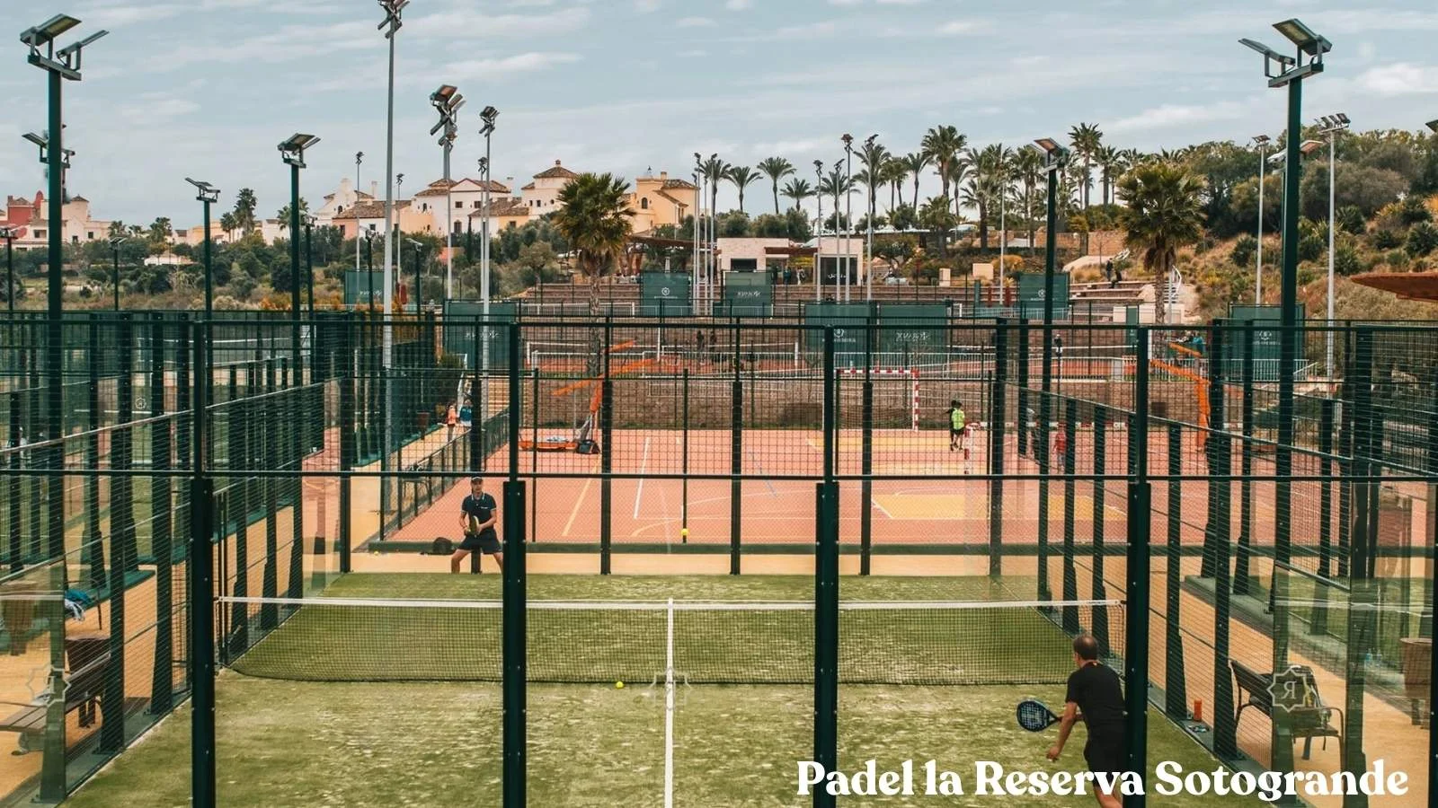 Padel courts at La Reserva Club Racquet Centre in Sotogrande